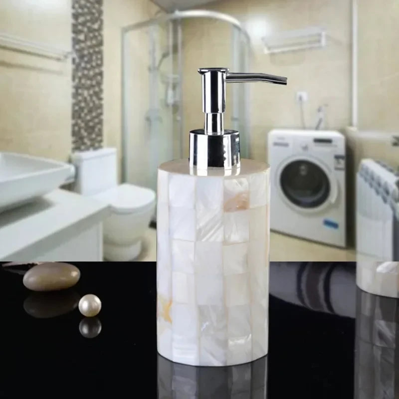 Natural Shell Bathroom Set
