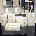 Natural Shell Bathroom Set
