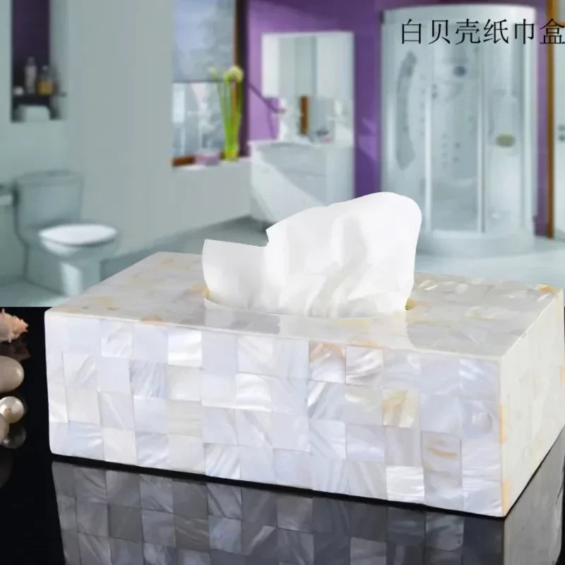 Natural Shell Bathroom Set