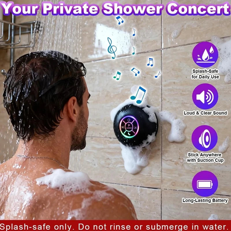 Waterproof Bluetooth Shower Speaker