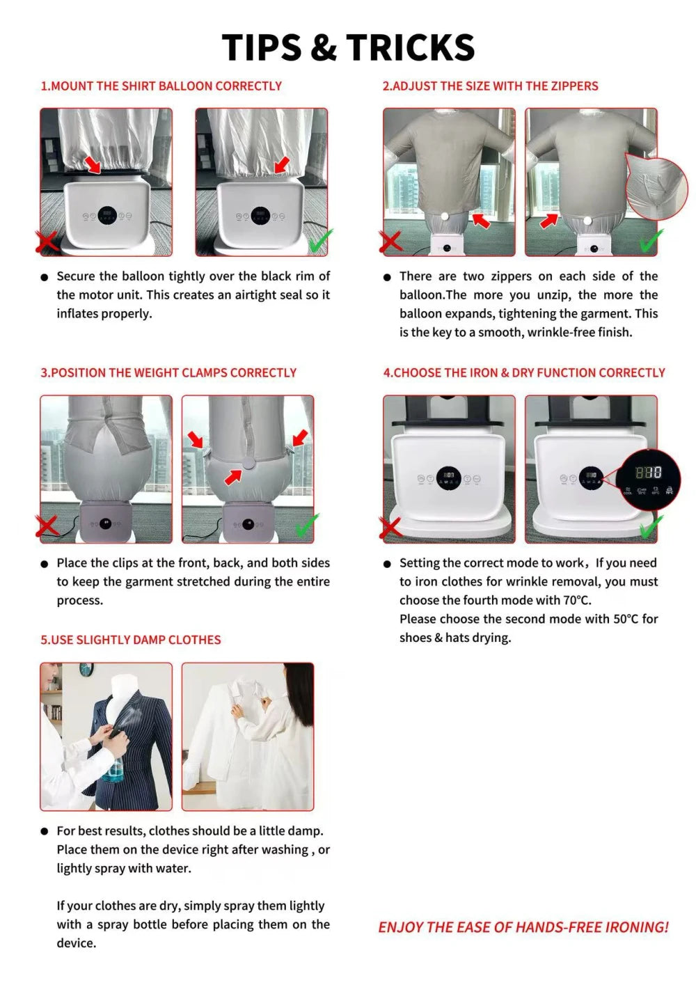 Portable Electric Clothes and Shoes Dryer