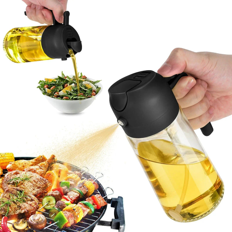 Kitchen Oil Dispenser and Sprayer