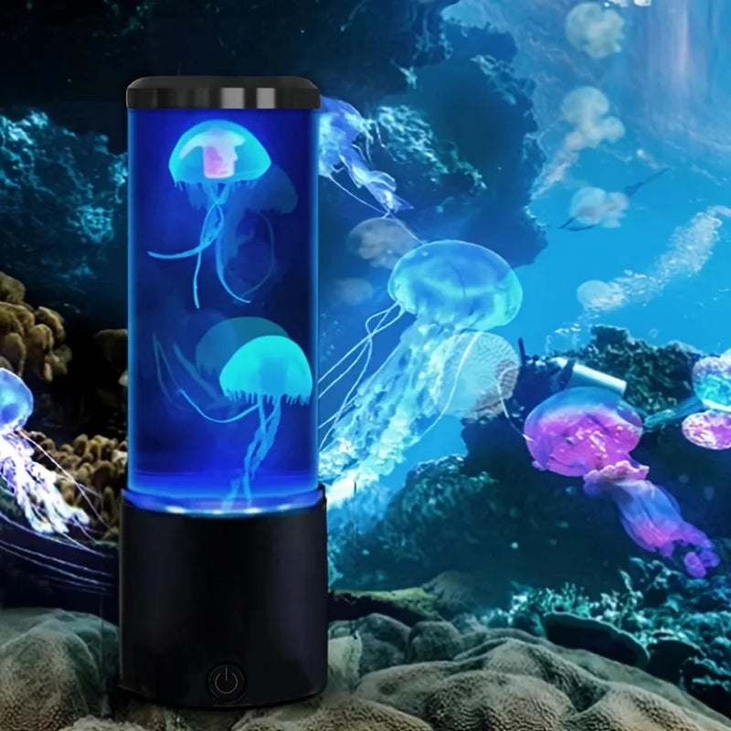 Jellyfish Lava Night Light