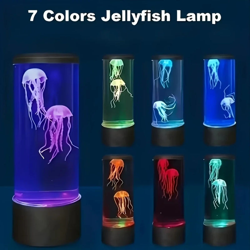 Jellyfish Lava Night Light