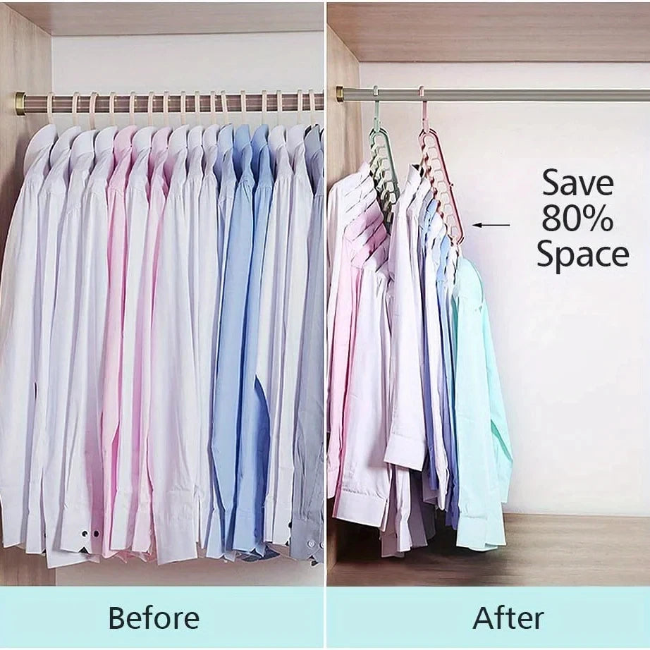 Foldable Space Saving Clothes Hanger