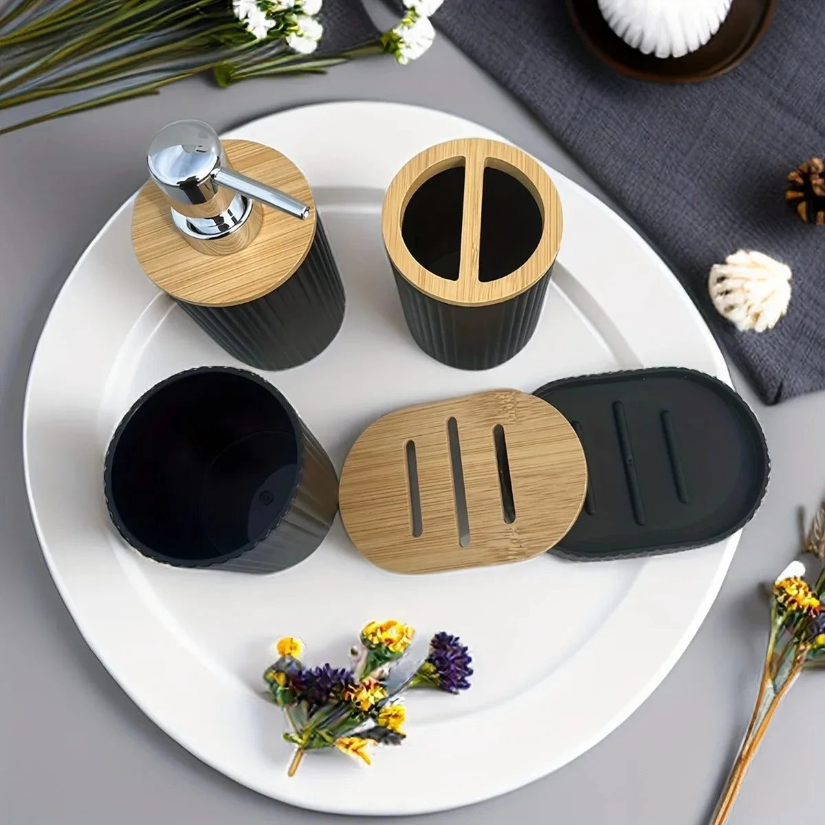 Elegant Bathroom Essentials Set