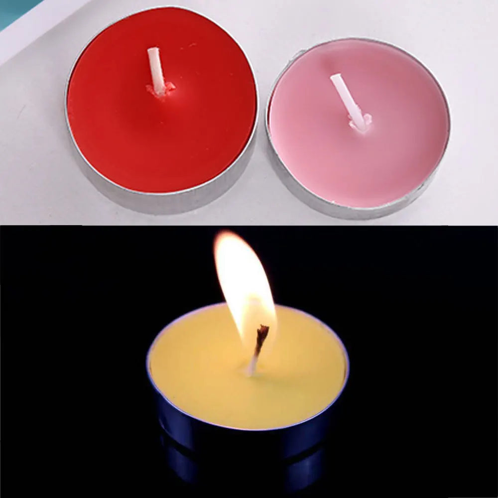 Romantic Glow Tea Lights Set (50 Pack)