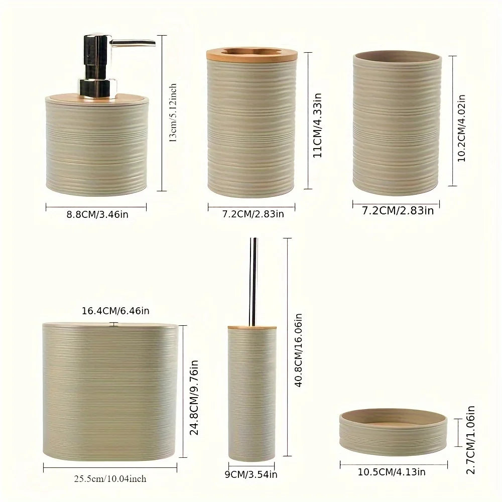 Stylish Bathroom Essentials Set
