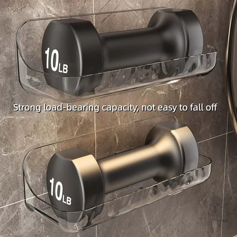 Sleek Wall-Mounted Bathroom Shelf