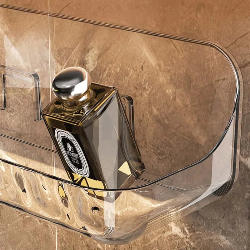Sleek Wall-Mounted Bathroom Shelf