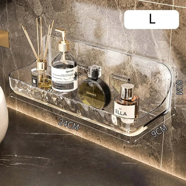 Sleek Wall-Mounted Bathroom Shelf