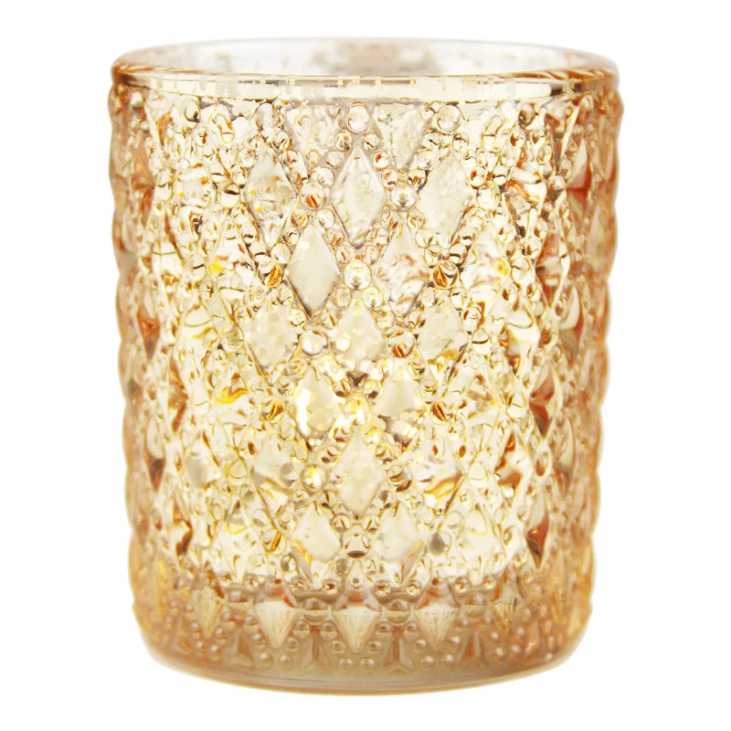 Elegant Golden Candle Holder