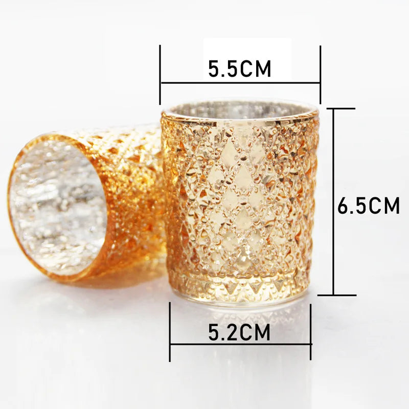 Elegant Golden Candle Holder
