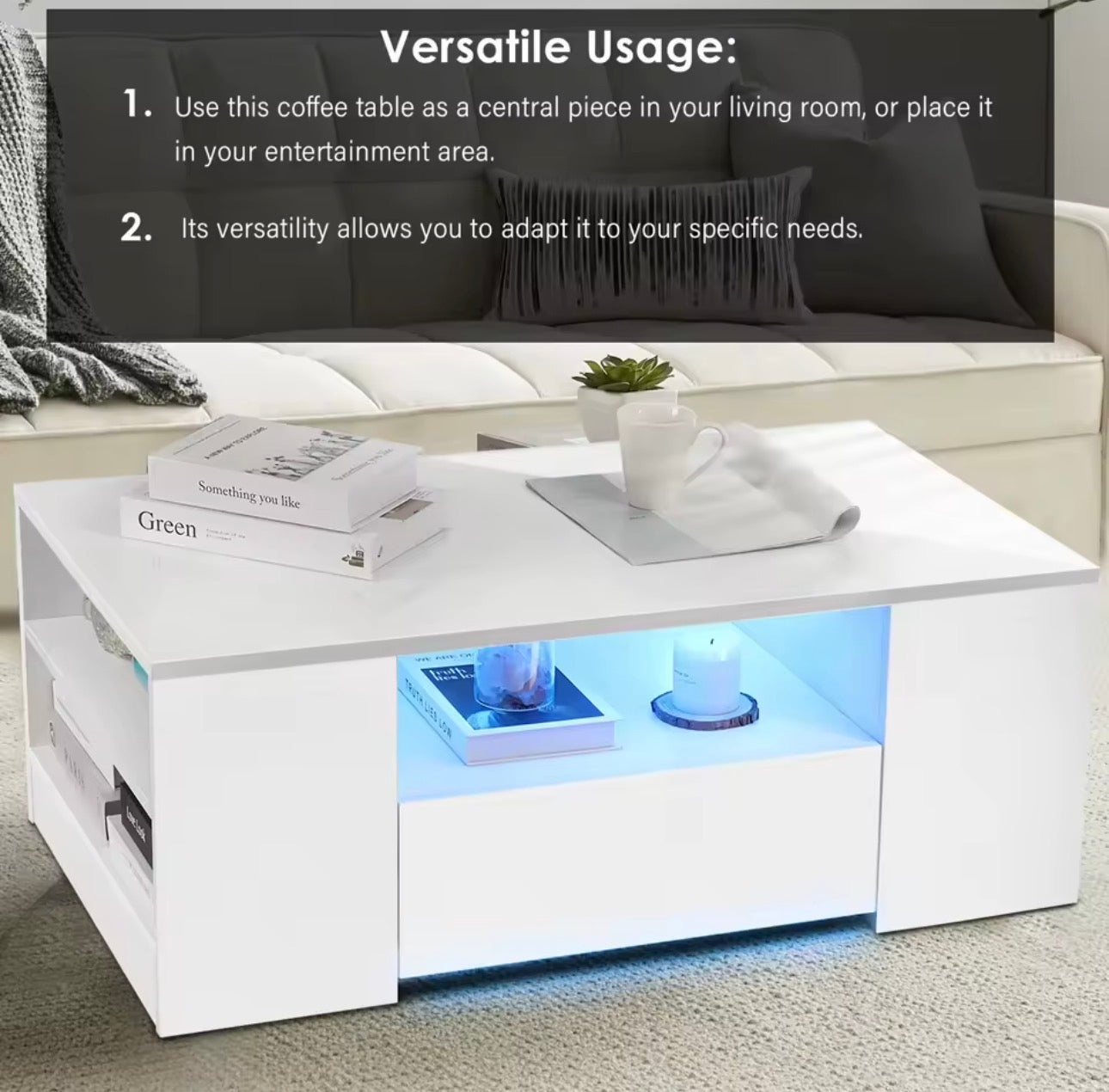 Luxury LED Coffee Table