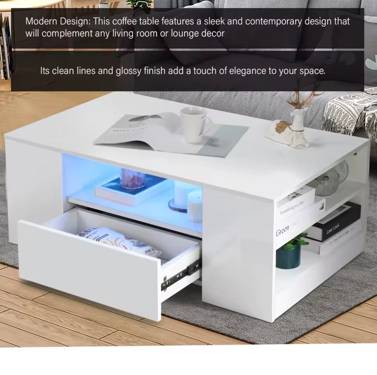 Luxury LED Coffee Table