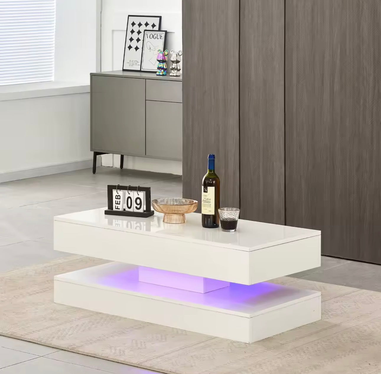 Elegant LED Coffee Table