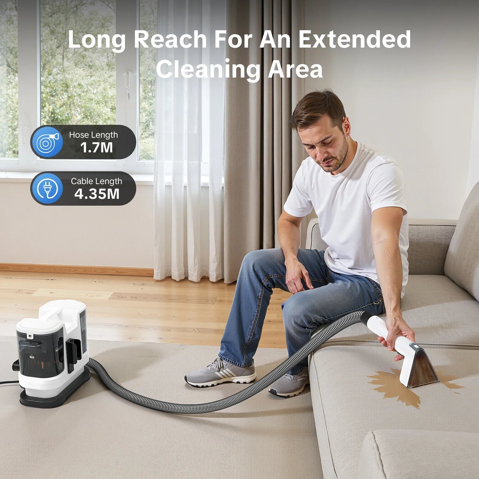 Lubluelu V8 Carpet Cleaner