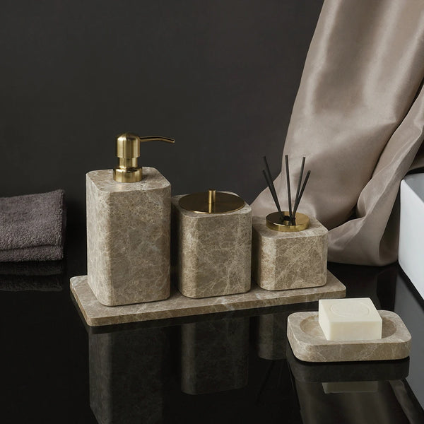 Elegant Marble Bathroom Set