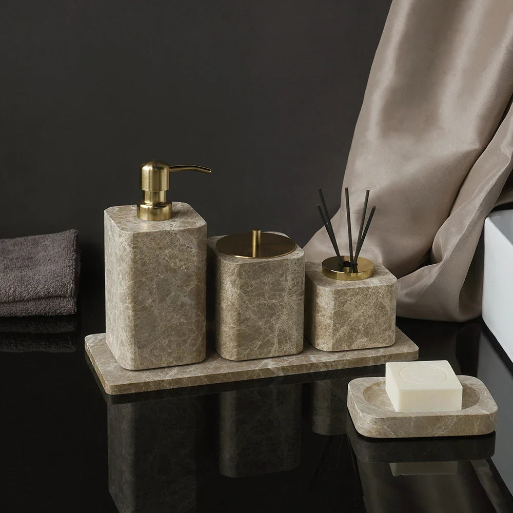 Elegant Marble Bathroom Set