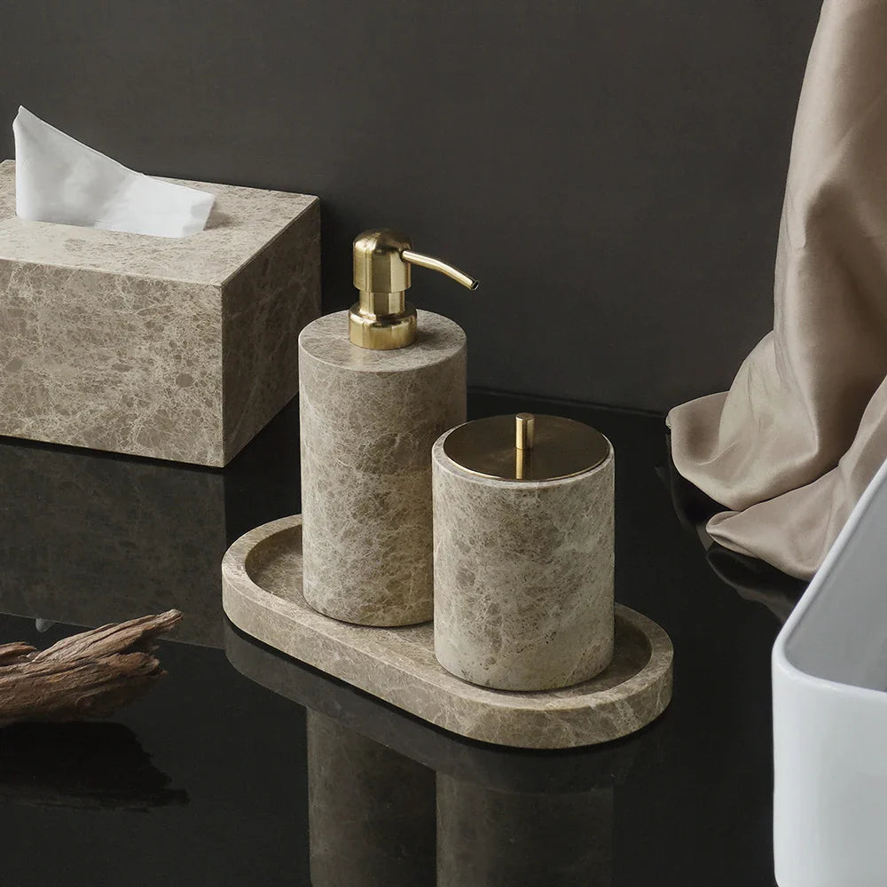 Elegant Marble Bathroom Set
