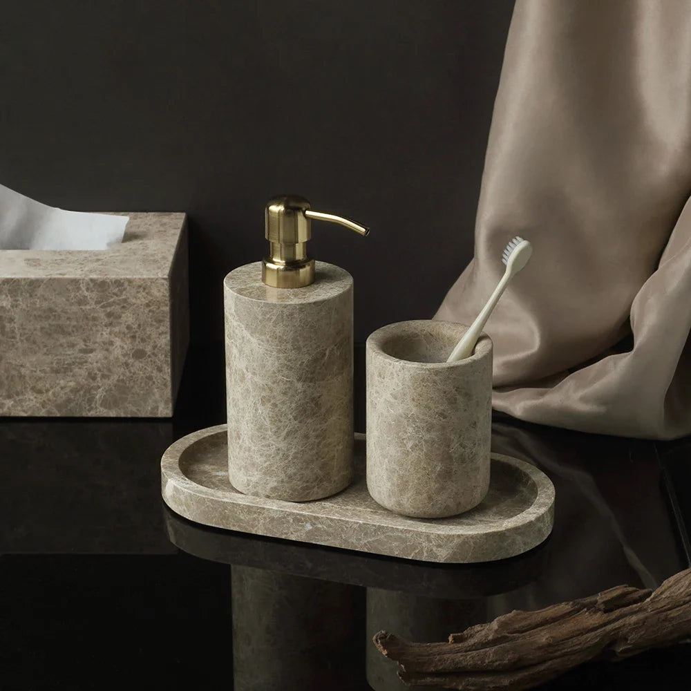 Elegant Marble Bathroom Set